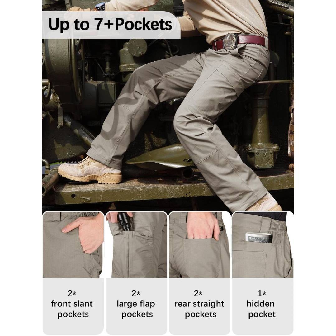 SWIFT Men's Lightweight Ripstop Tactical Pants