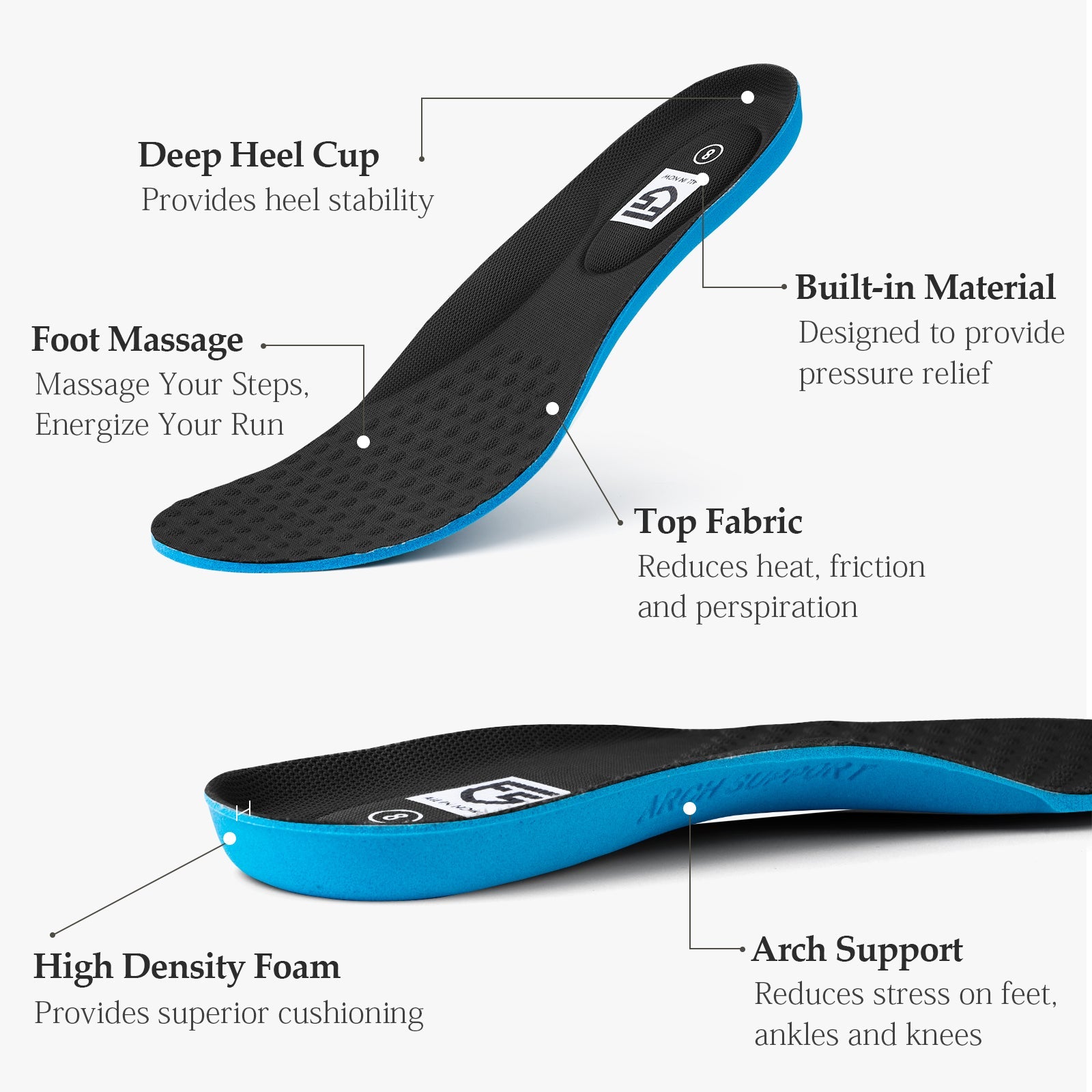 SRA Men's Trail Running Shoes - Lightweight Breathable Non-Slip Zero-Drop for Trail/Hiking