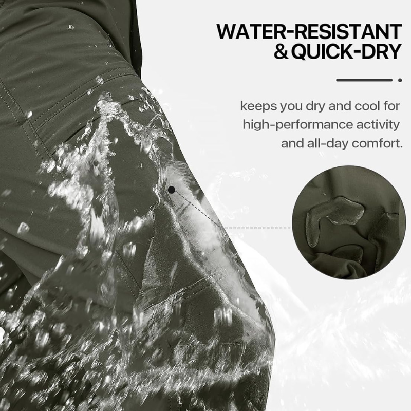 RADIANT Men's Lightweight Quick Dry Tactical Pants