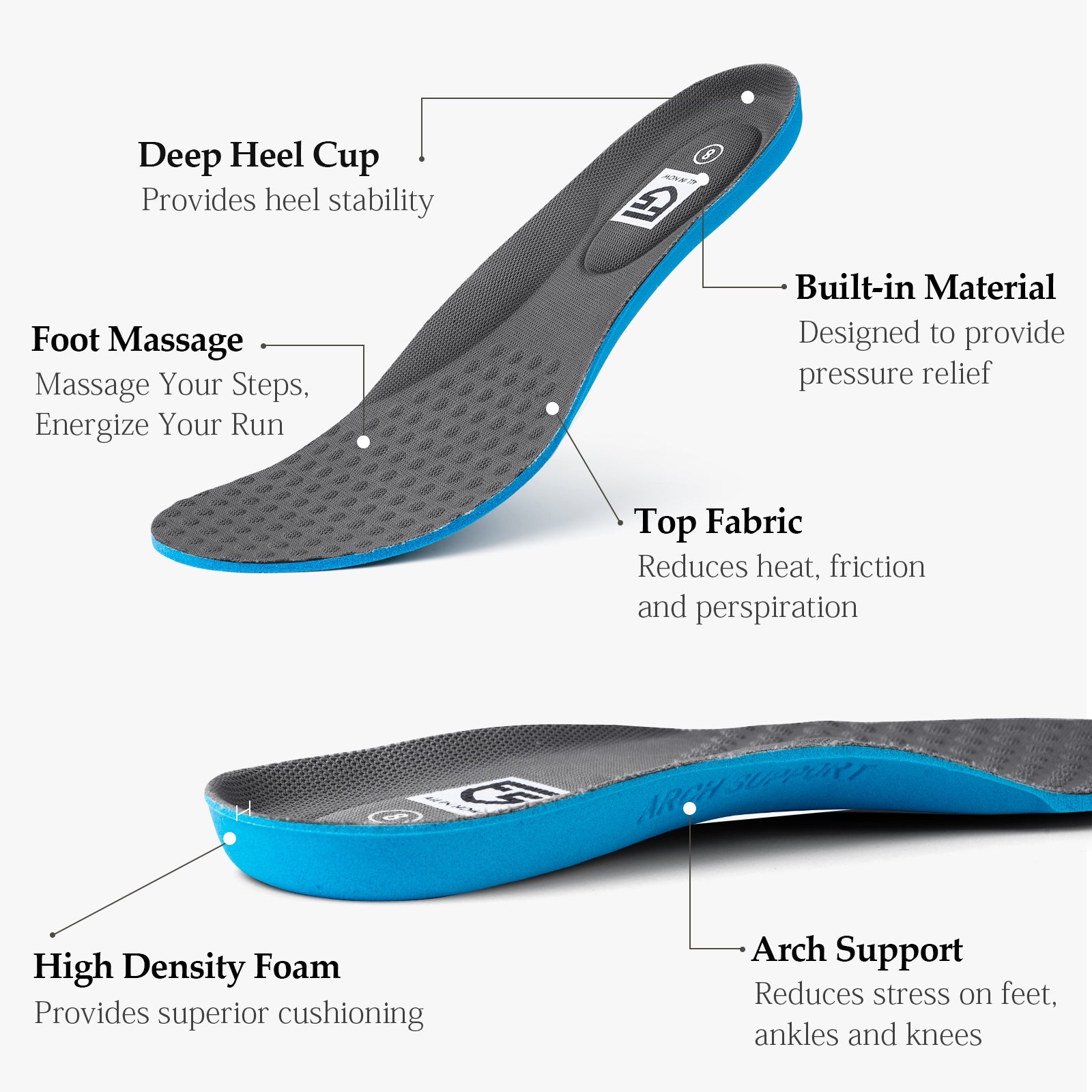 SRA Men's Trail Running Shoes - Lightweight Breathable Non-Slip Zero-Drop for Trail/Hiking