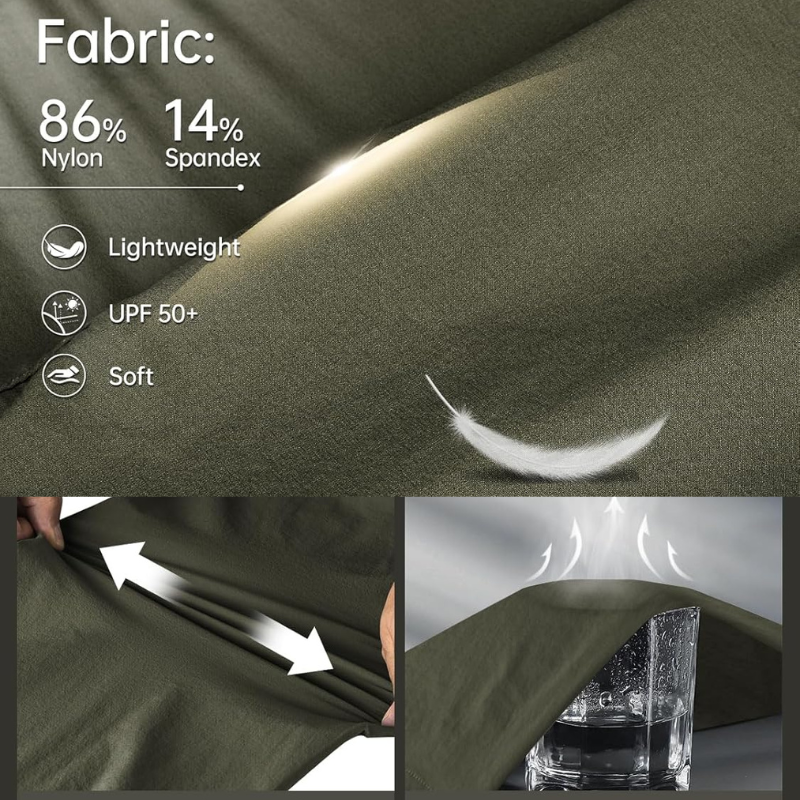 RADIANT Men's Lightweight Quick Dry Tactical Pants