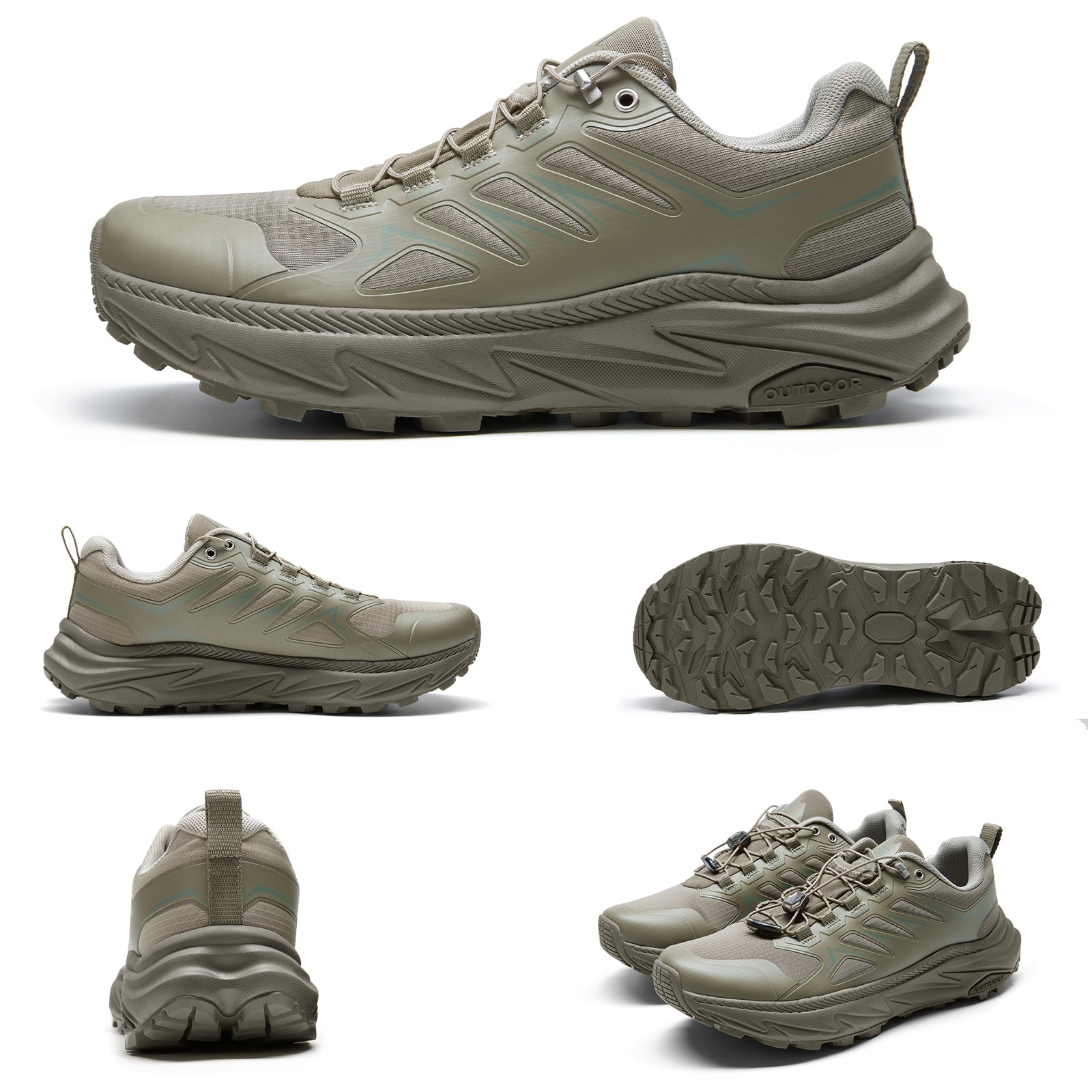 SRA Men's Trail Running Shoes - Lightweight Breathable Non-Slip Zero-Drop for Trail/Hiking