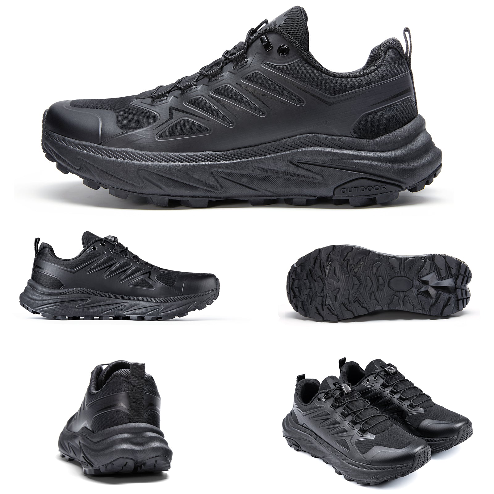 SRA Men's Trail Running Shoes - Lightweight Breathable Non-Slip Zero-Drop for Trail/Hiking