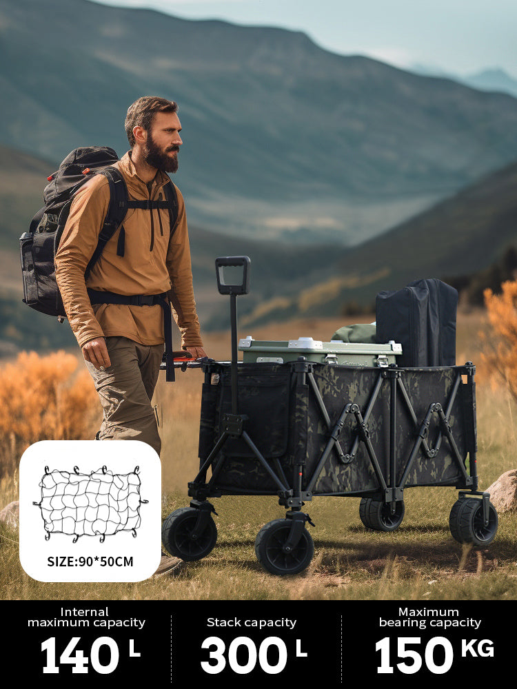 Extra Large Capacity Foldable Wagon