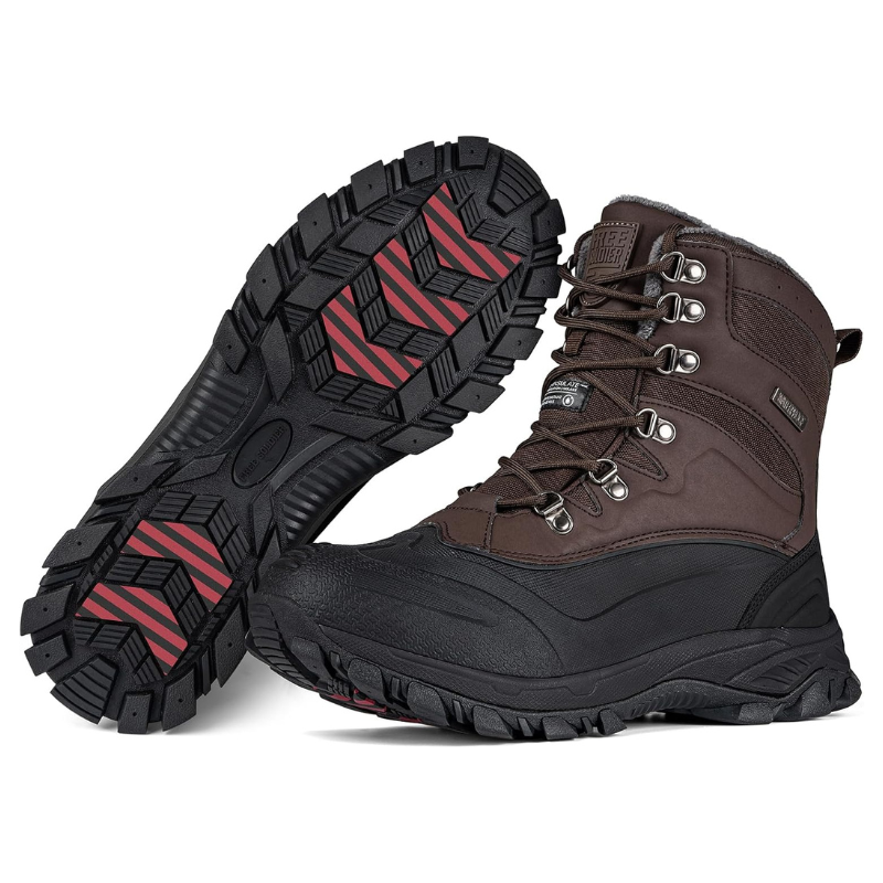 Snowwolf Men's Waterproof Snow Hiking Boots