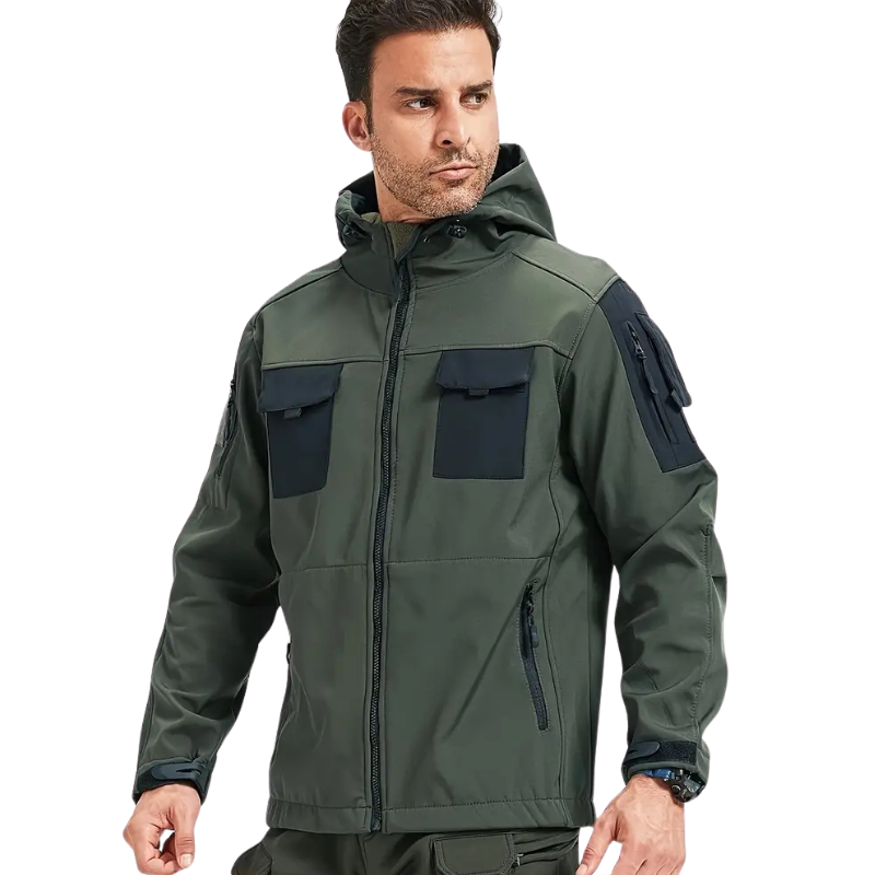 BEETLE 5-in-1 Muti-Pocket Warm Softshell Waterproof Tactical Jacket