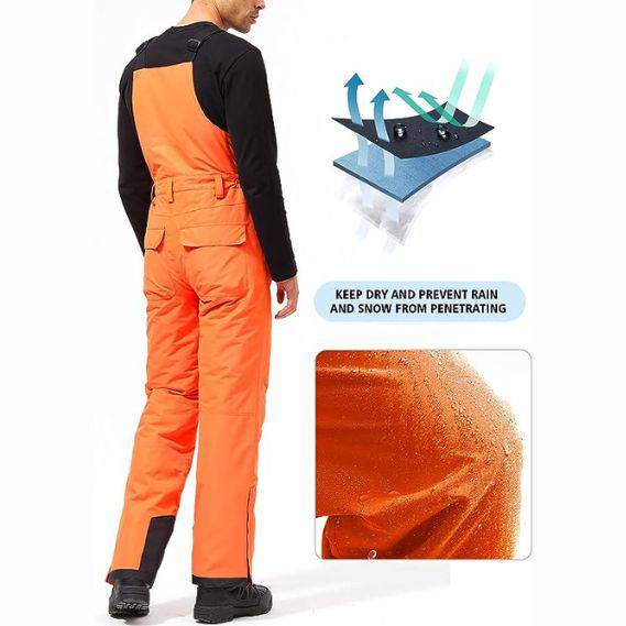 ADVANTURER Men's Insulated Waterproof Bibs Overalls