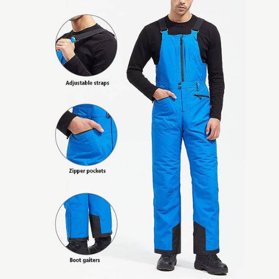ADVANTURER Men's Insulated Waterproof Bibs Overalls