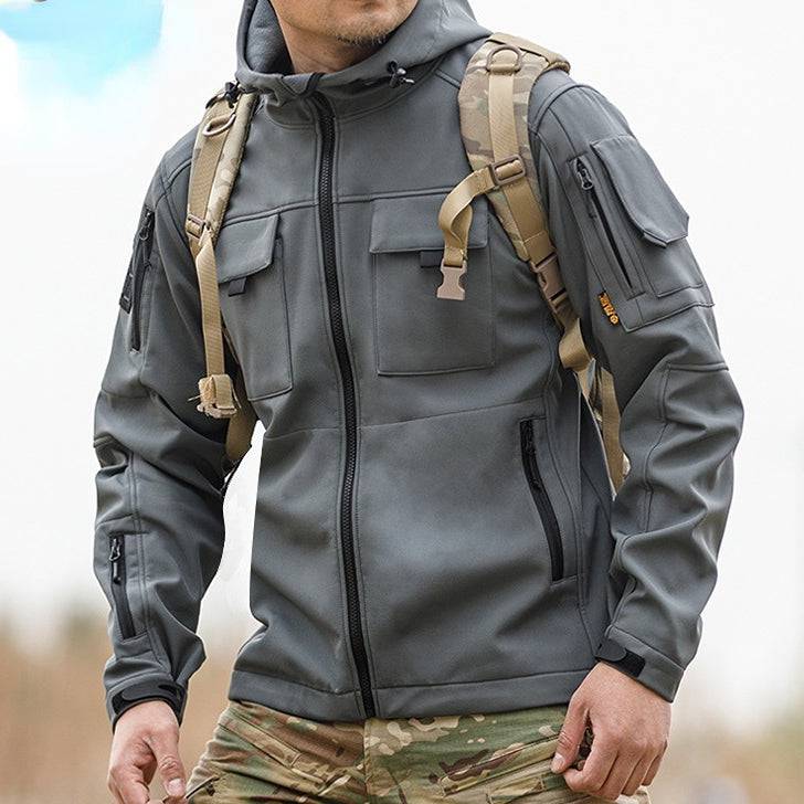 BEETLE 5-in-1 Muti-Pocket Warm Softshell Waterproof Tactical Jacket