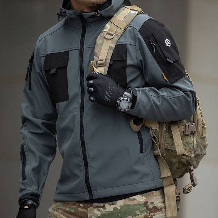 BEETLE 5-in-1 Muti-Pocket Warm Softshell Waterproof Tactical Jacket