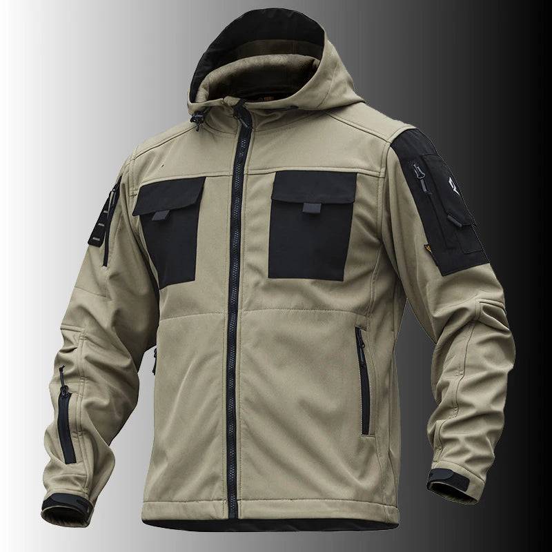 BEETLE 5-in-1 Muti-Pocket Warm Softshell Waterproof Tactical Jacket