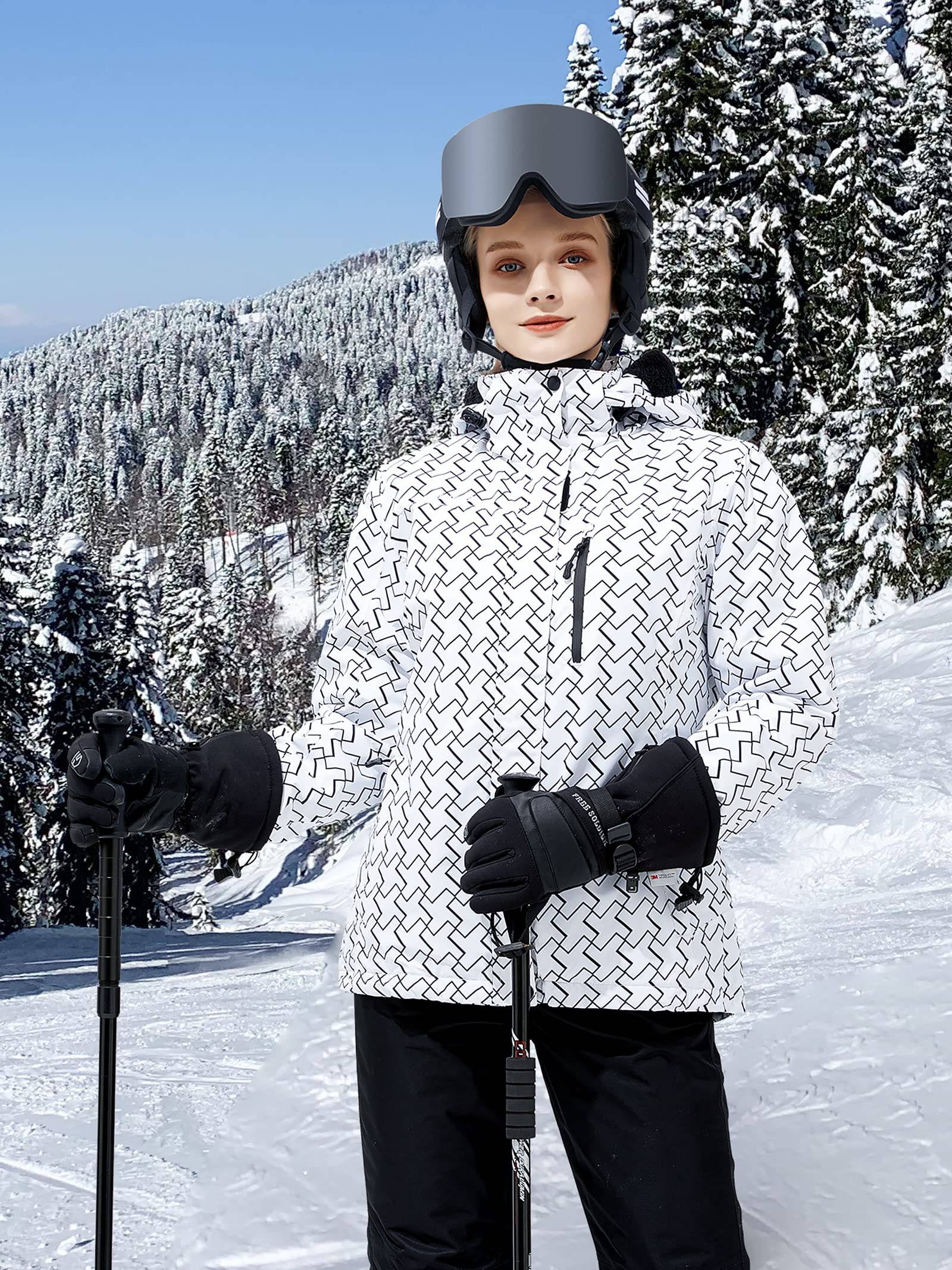 ETHEREAL Women's Waterproof Ski Snow Jacket