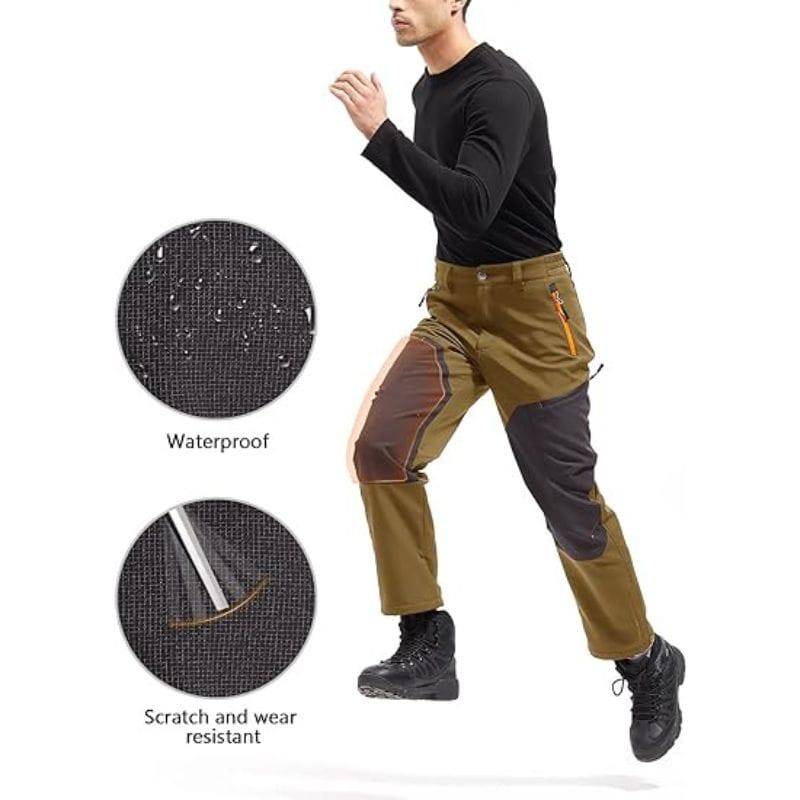 MOONCHASER Men‘s Waterproof Softshell Ski Pants