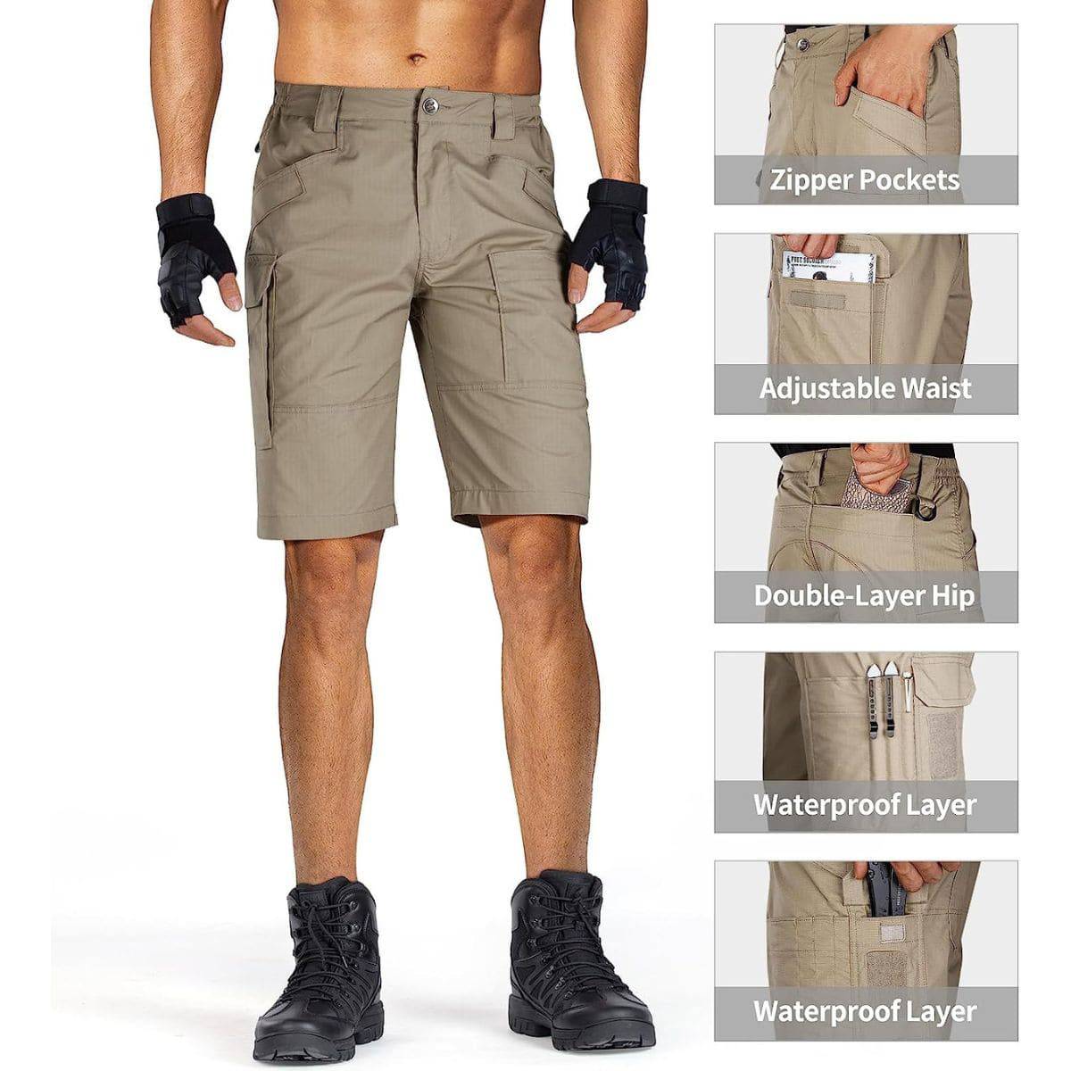 BLADE Men's Quick Dry Tactical Cargo Shorts