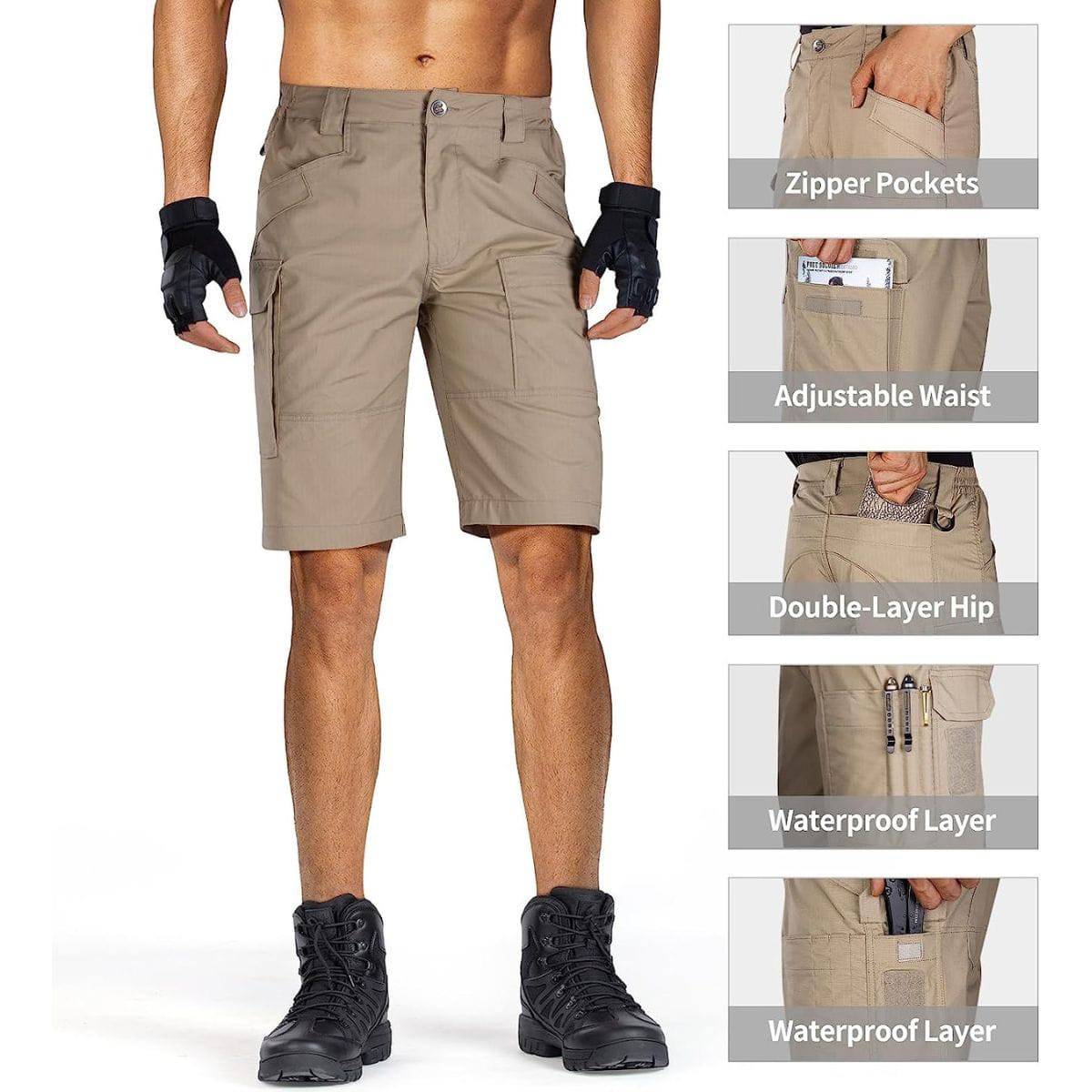 BLADE Men's Quick Dry Tactical Cargo Shorts