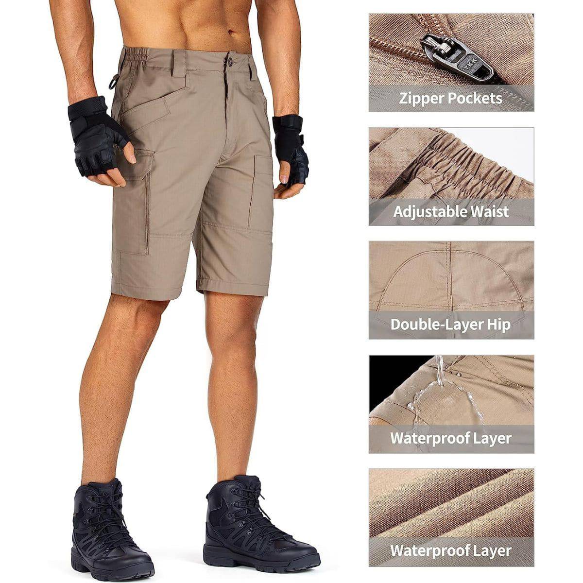 BLADE Men's Quick Dry Tactical Cargo Shorts