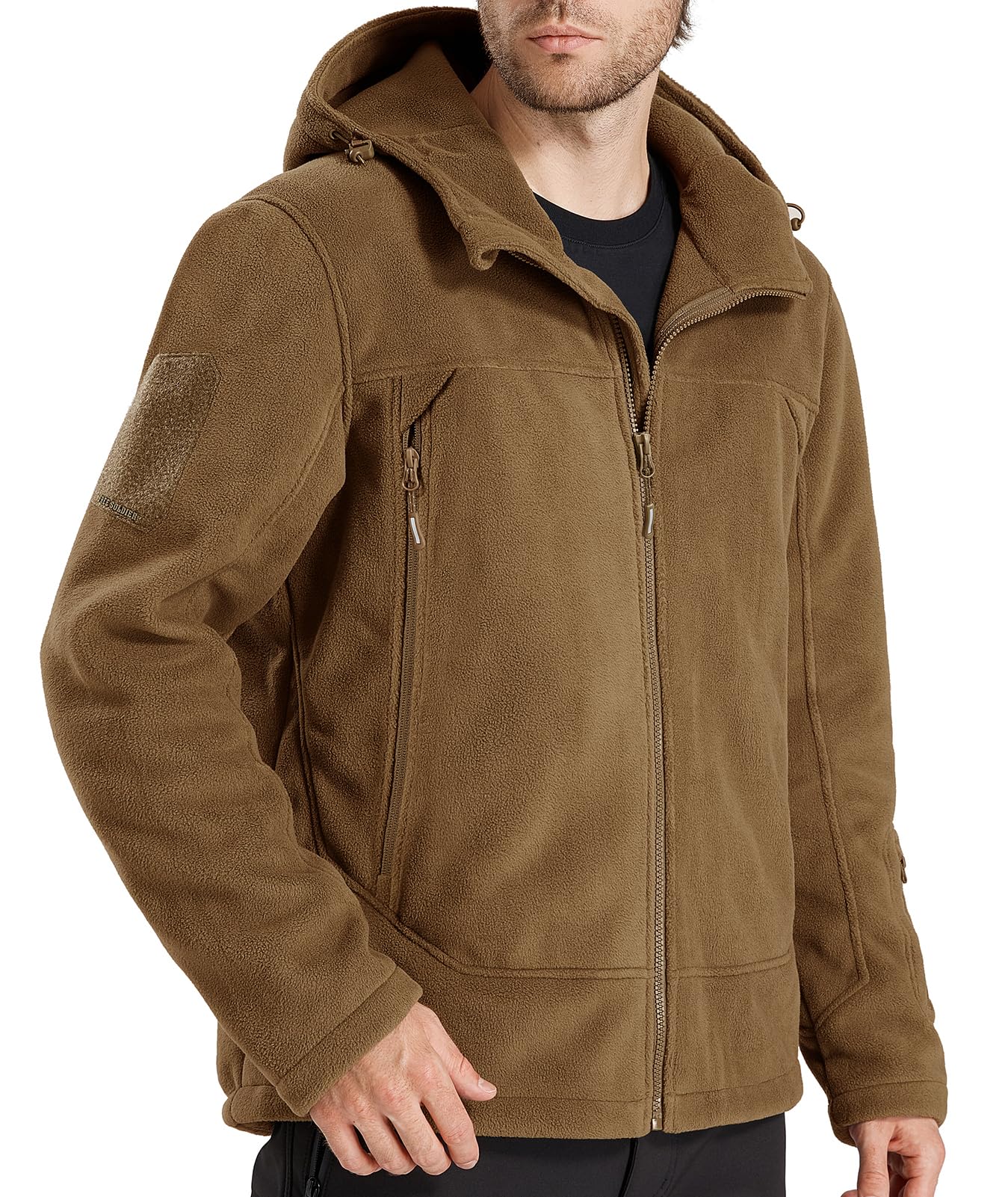 ARES Men's Tactical Fleece Zip-up Hoodie