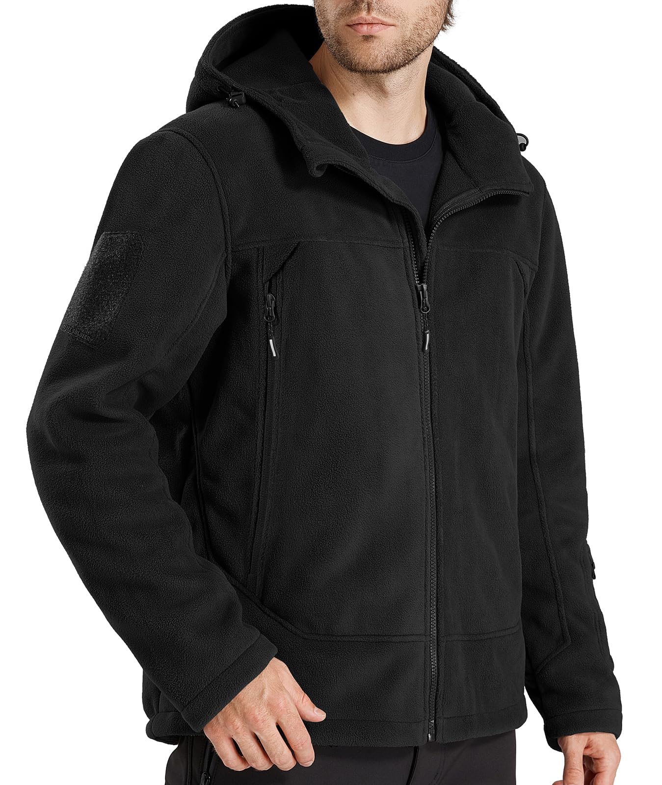 ARES Men's Tactical Fleece Zip-up Hoodie