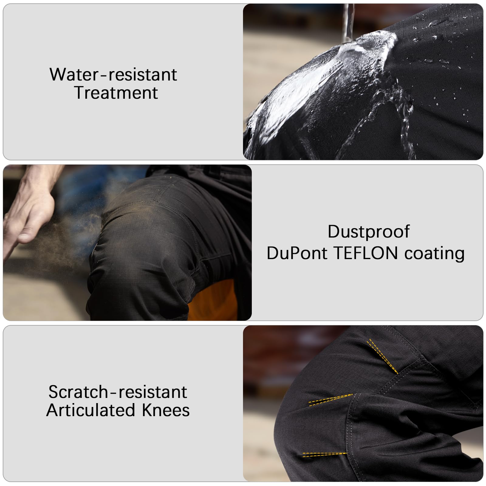 SWIFT Men's Lightweight Ripstop Tactical Pants