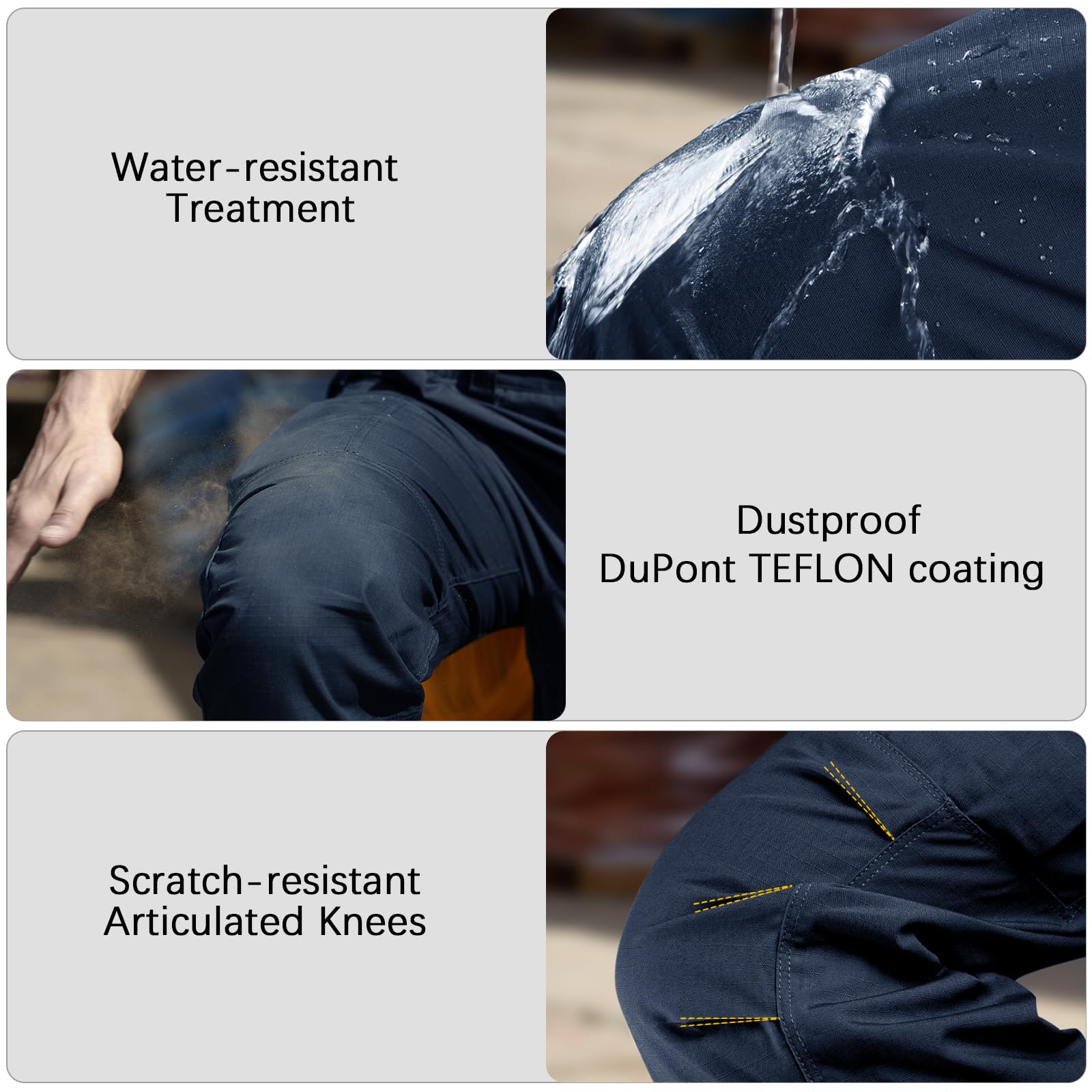 SWIFT Men's Lightweight Ripstop Tactical Pants