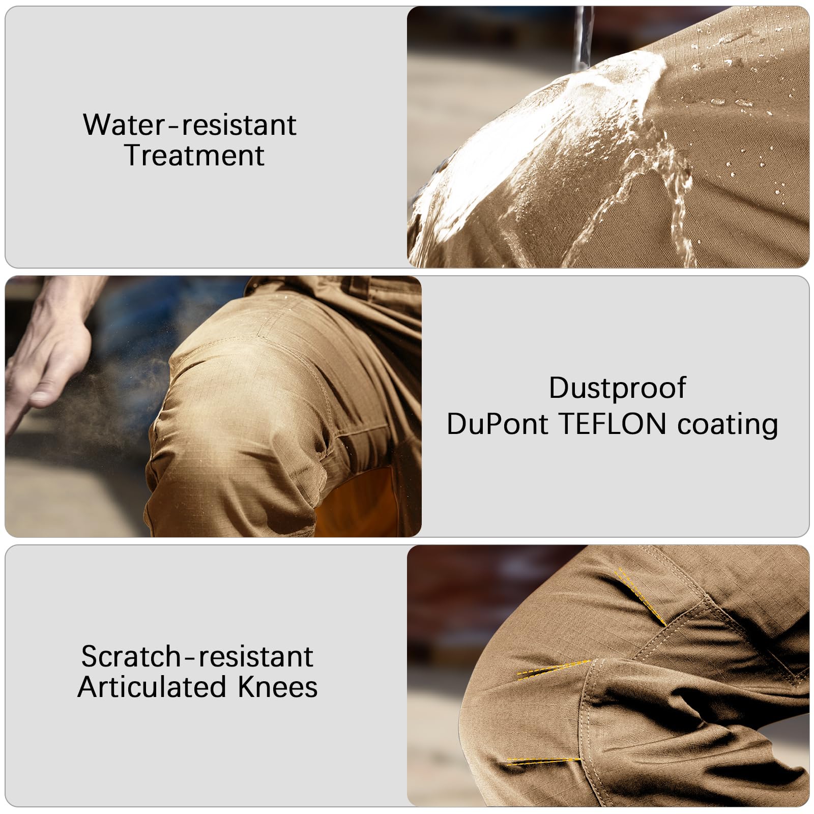 SWIFT Men's Lightweight Ripstop Tactical Pants