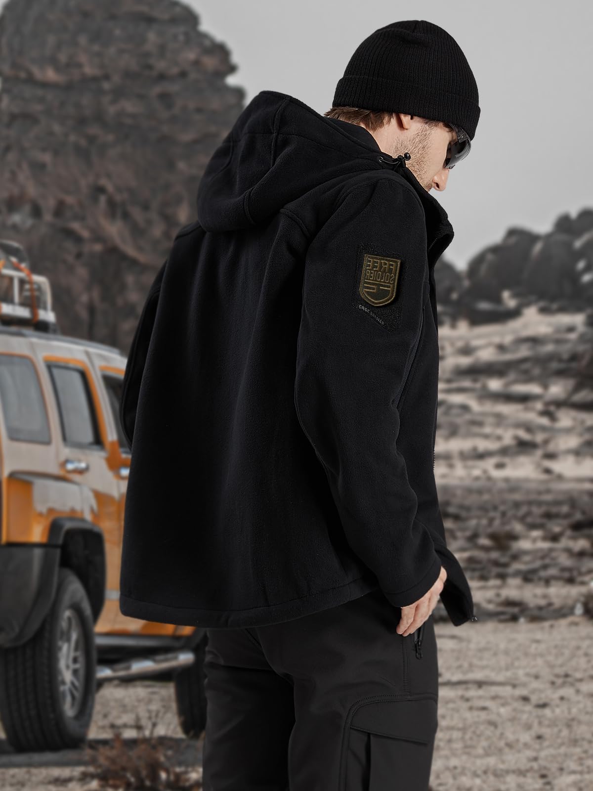 ARES Men's Tactical Fleece Zip-up Hoodie